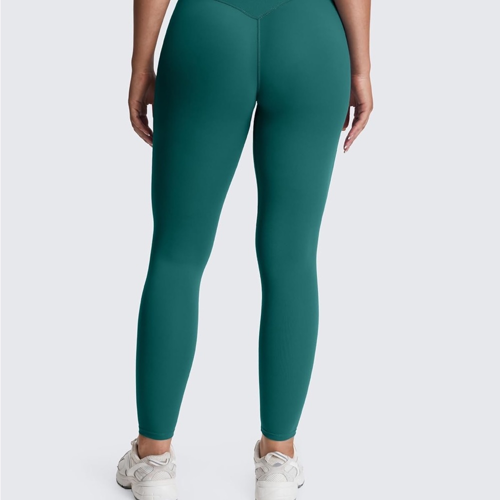 Aoxjox High Waisted Workout Leggings - Deep Lagoon